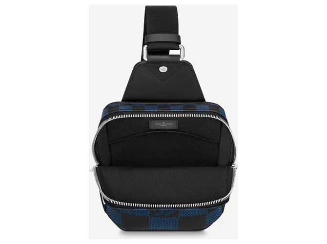 Louis Vuitton Borsa a tracolla LV avenue infini 3D Blu - vista 2