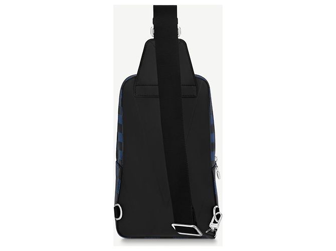 Louis Vuitton Borsa a tracolla LV avenue infini 3D Blu - vista 3