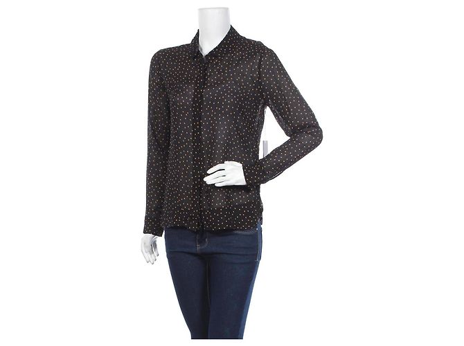 Reformation Polka Dot Viskose Hemd M Mehrfarben - Ansicht 4