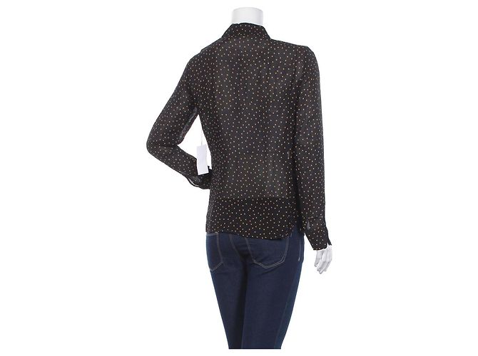 Reformation Polka Dot Viskose Hemd M Mehrfarben - Ansicht 5
