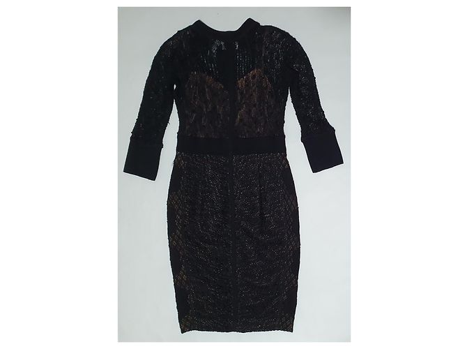 Autre Marque Byron Lars Spitzenkleid Schwarz XS - Ansicht 2
