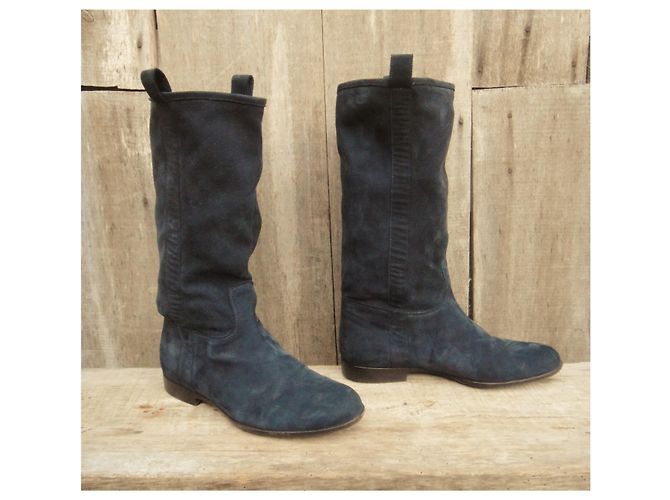 botas blandas sartore p 36 Azul oscuro - vista 2
