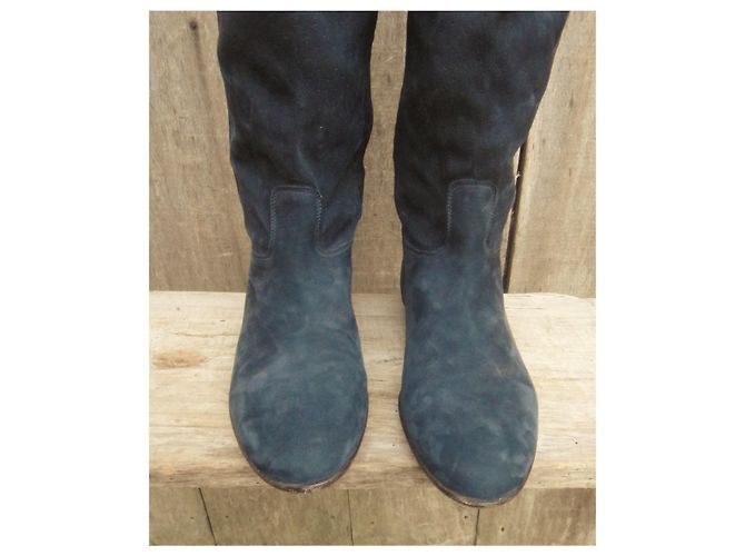 botas blandas sartore p 36 Azul oscuro - vista 4