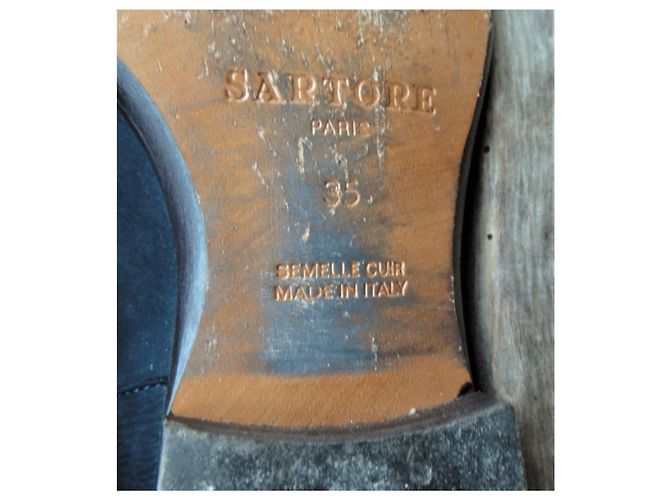 botas blandas sartore p 36 Azul oscuro - vista 7