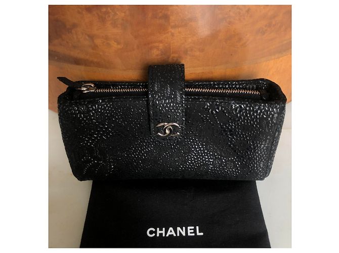 Chanel Clutch in rilievo classica senza tempo Nero - vista 6