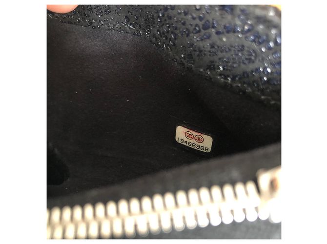 Chanel Clutch in rilievo classica senza tempo Nero - vista 9