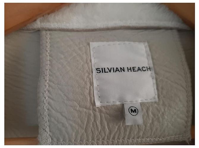 Autre Marque Abrigo Silvian Heach Blanco Poliéster - vista 2