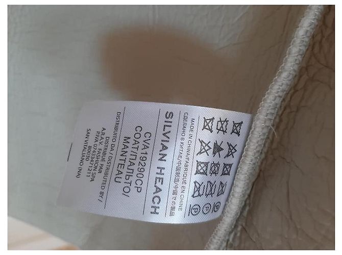 Autre Marque Abrigo Silvian Heach Blanco Poliéster - vista 7