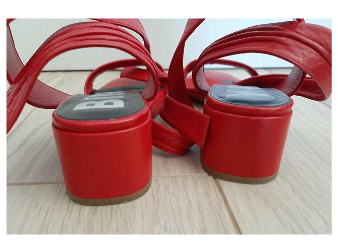 Sandali Bimba & Lola in pelle rossa 38 Rosso - vista 2
