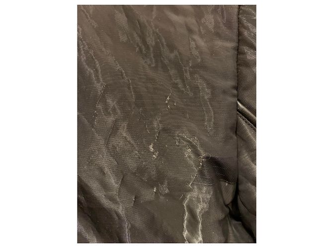 Abrigo Giorgio & Mario Negro Impermeable con Cuello de Zorro - vista 4
