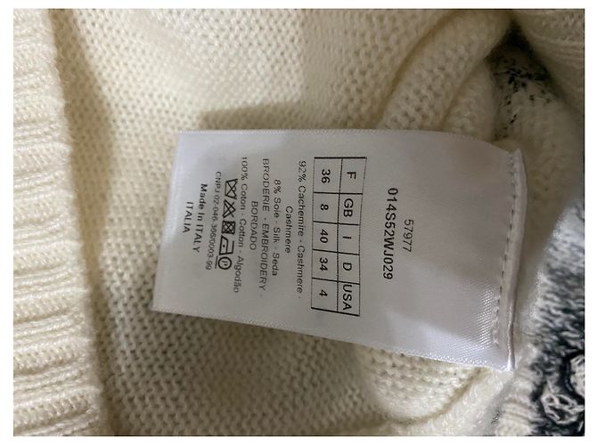Jersey Dior de cachemira 2019 a / w - vista 4
