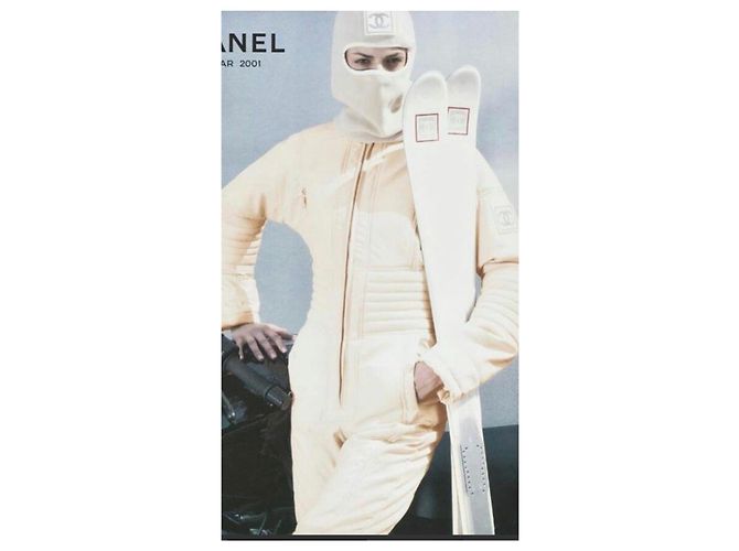 Chanel Overalls Pink Weiß - Ansicht 9