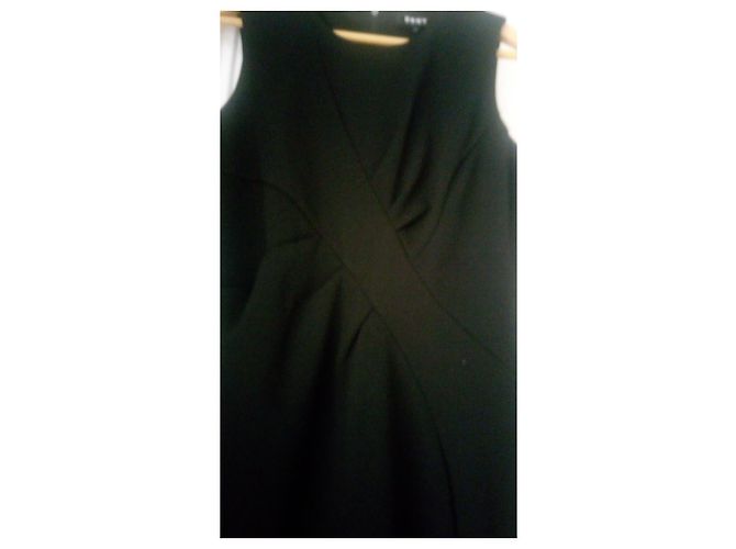 Dkny Kleid Schwarz Polyester Größe 4 - Ansicht 2
