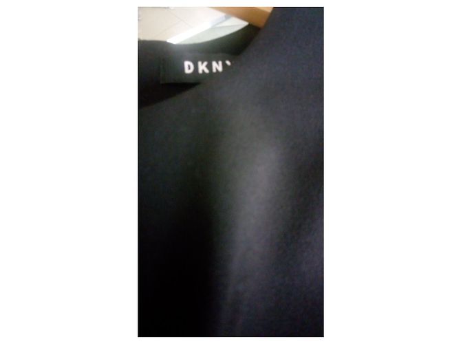 Dkny Kleid Schwarz Polyester Größe 4 - Ansicht 3