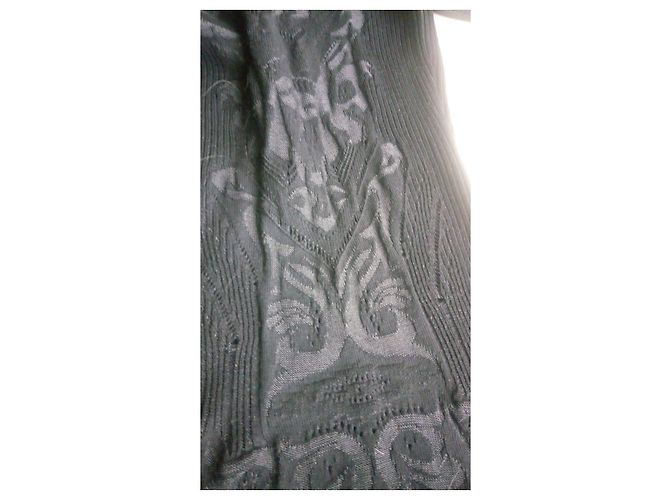 Roberto Cavalli Wollkleid Schwarz - Ansicht 5