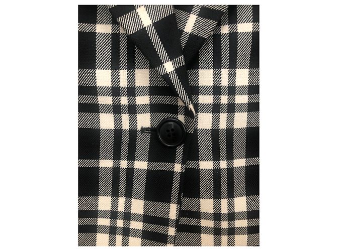 Autre Marque Blazer 001 Studio Ferré Blanco y Negro de Algodón - vista 3