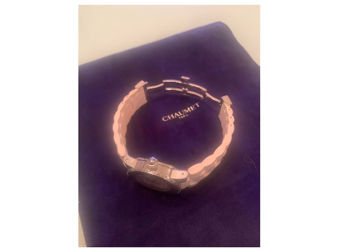 Chaumet Class One Uhr Stahl und Kautschuk weiß - Ansicht 5