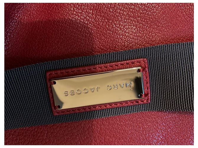 Borsa Marc Jacobs in pelle rossa e paillettes Rosso - vista 5