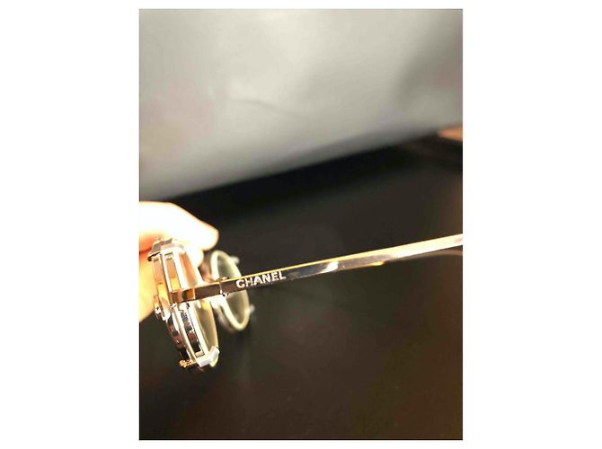 Chanel Sonnenbrille Silber - Ansicht 3