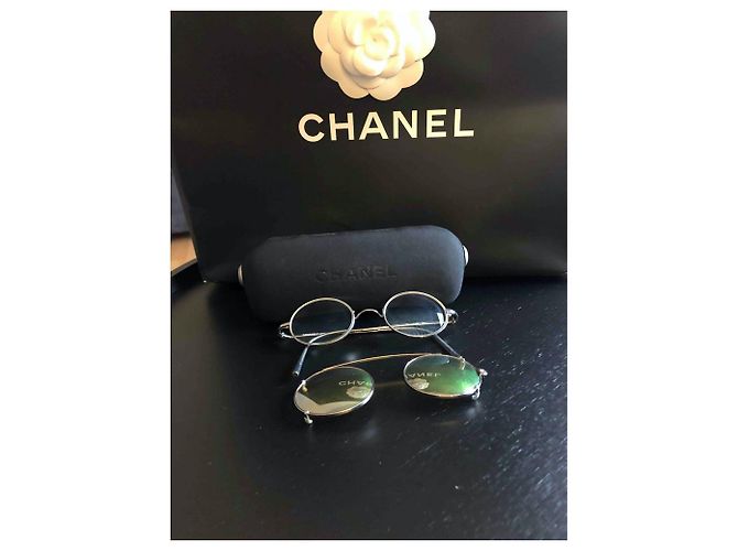 Chanel Sonnenbrille Silber - Ansicht 5