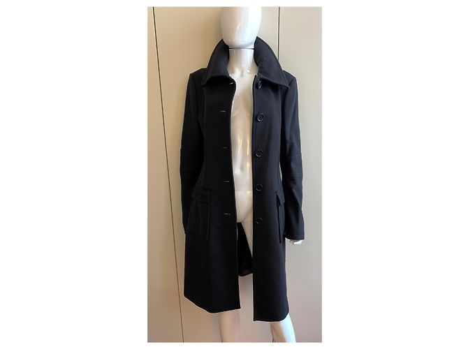 Abrigo de lana azul marino Pennyblack - vista 12