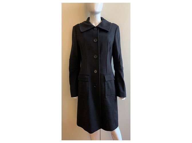 Abrigo de lana azul marino Pennyblack - vista 6