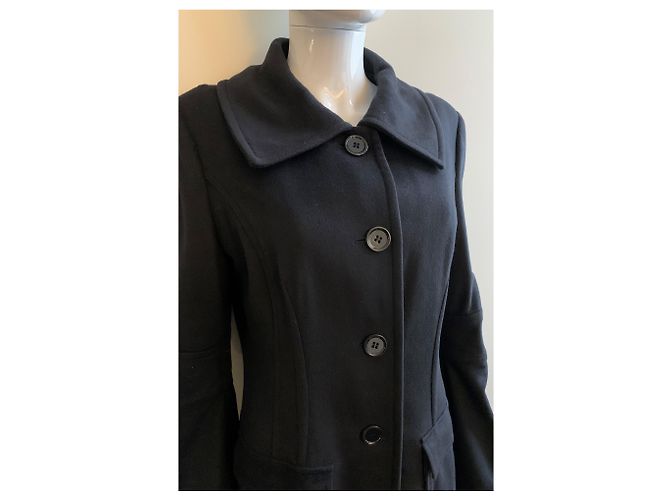 Abrigo de lana azul marino Pennyblack - vista 7