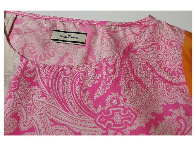 Camicetta By Malene Birger Elvura in seta manica corta Multicolore - vista 2