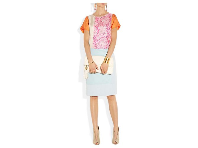 Camicetta By Malene Birger Elvura in seta manica corta Multicolore - vista 4