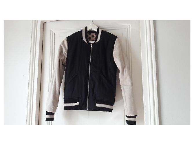 Isabel Marant Cazadora Bomber Teddy Reversible Caramelo Algodón - vista 3