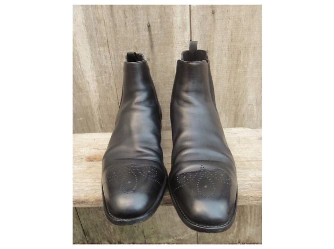 Prada Chelsea Boots Black Leather 43 - view 3
