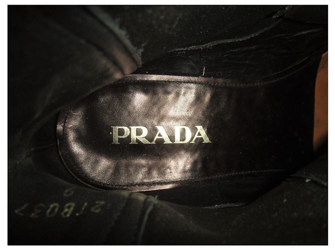 Prada Chelsea Boots Black Leather 43 - view 7
