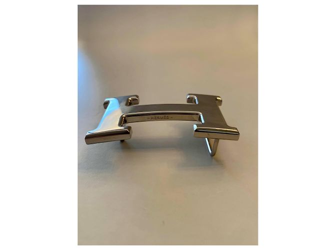 Hermès Hermes  H Belt in new condition Silvery - view 3