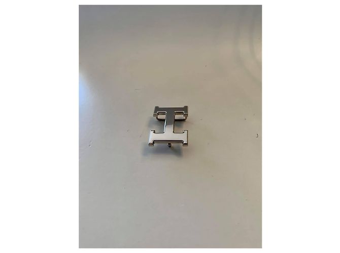 Hermès Hermes  H Belt in new condition Silvery - view 5