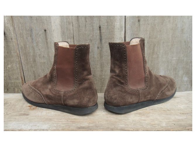 Salvatore Ferragamo Mis botas Ferragamo p 40 Marrón oscuro - vista 4