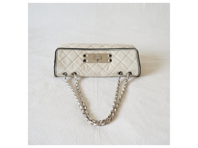 Chanel Borse Nero Beige - vista 10