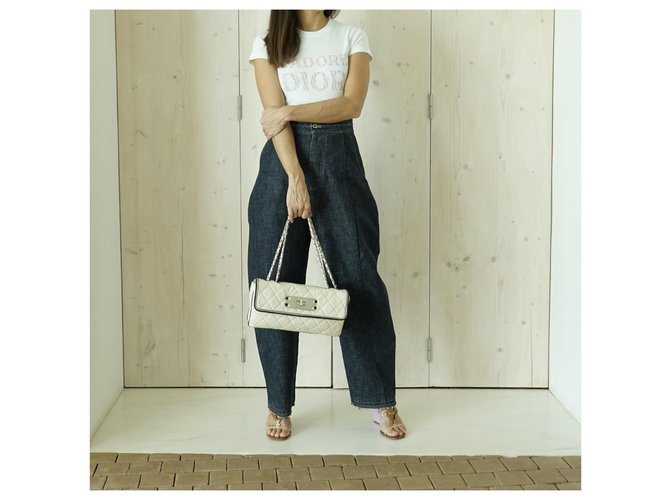 Chanel Borse Nero Beige - vista 12