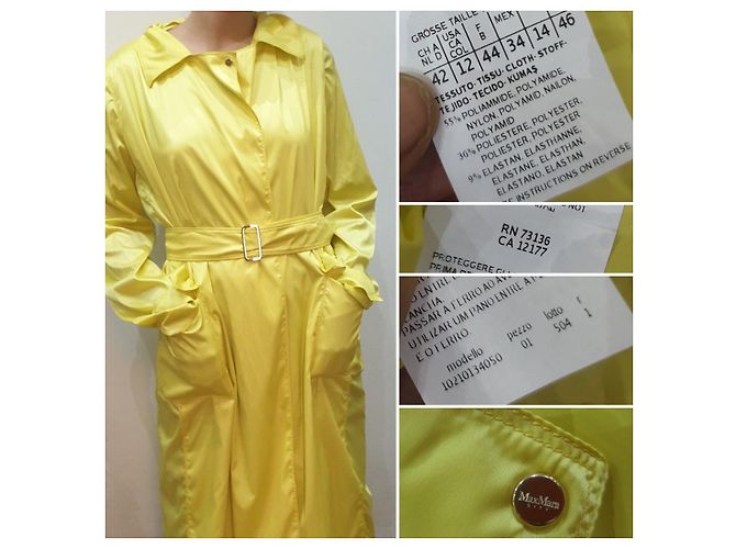 Chubasquero amarillo sportmax - vista 3