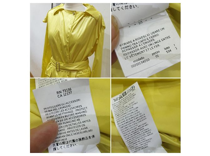 Chubasquero amarillo sportmax - vista 6