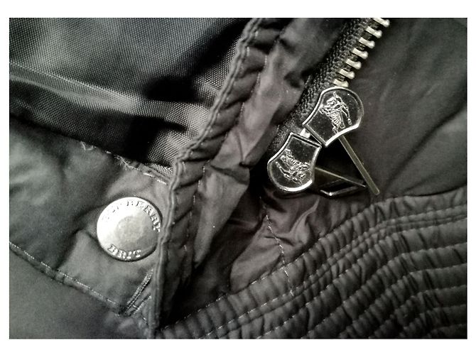 Burberry Brit Mittellanger 'Winterleigh' Black Belted Hooded Quilted Down & Feathers Puffer Coat - Ansicht 11