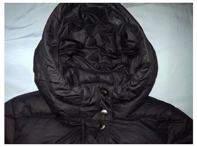 Burberry Brit Mittellanger 'Winterleigh' Black Belted Hooded Quilted Down & Feathers Puffer Coat - Ansicht 4