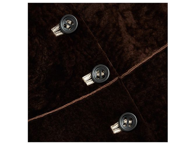 Sylvie Schimmel SHEARLING LANA MARRONE FR38 - vista 4
