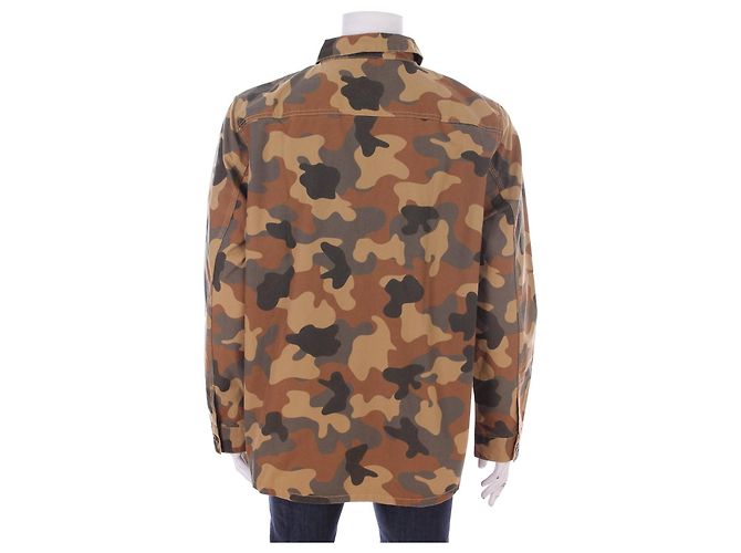 Barbour Sobrecamicia pesante Heritage Camo in cotone Multicolore - vista 3