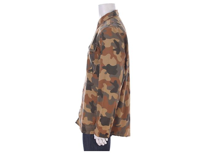 Barbour Sobrecamicia pesante Heritage Camo in cotone Multicolore - vista 4