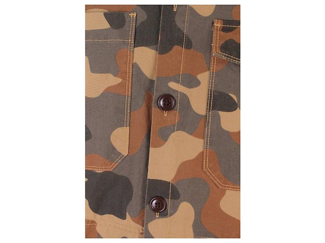 Barbour Sobrecamicia pesante Heritage Camo in cotone Multicolore - vista 5