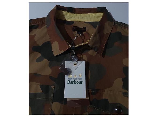 Barbour Sobrecamicia pesante Heritage Camo in cotone Multicolore - vista 6