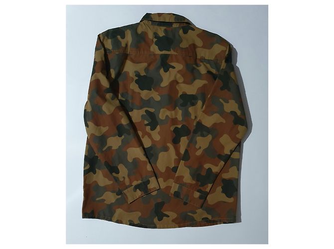 Barbour Sobrecamicia pesante Heritage Camo in cotone Multicolore - vista 7