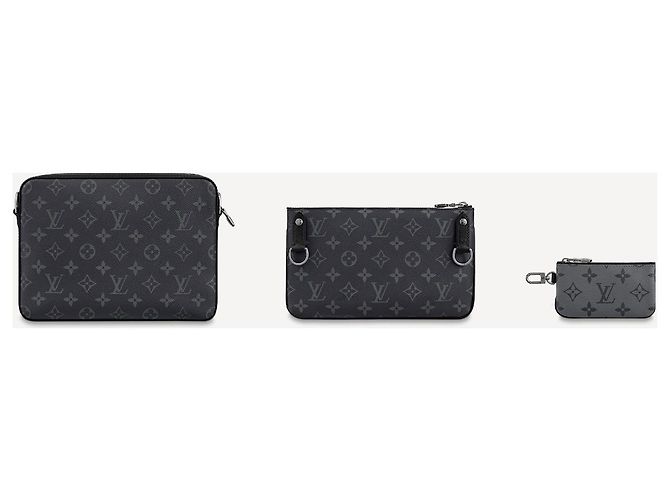Louis Vuitton Messenger trio LV nuovo Grigio - vista 3