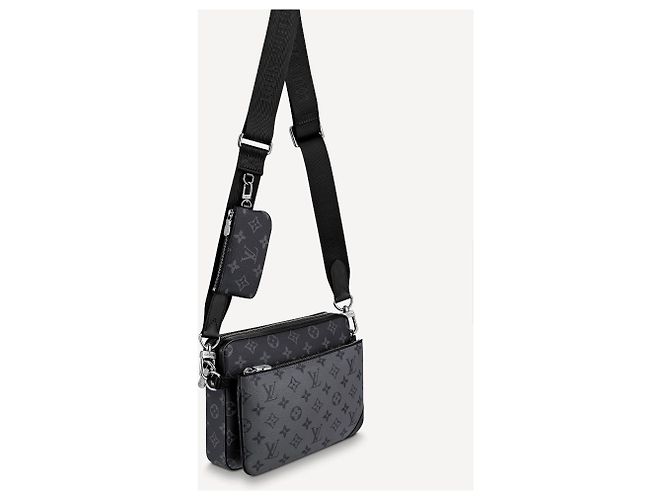 Louis Vuitton Messenger trio LV nuovo Grigio - vista 4