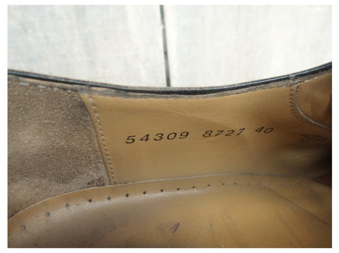 Autre Marque Derby Heyraud Goodyear cucito p 40 Nero - vista 7